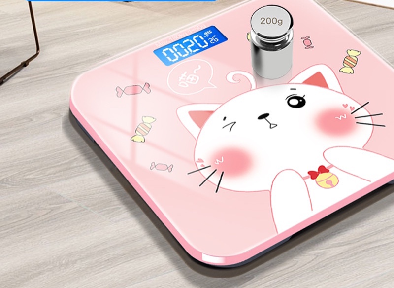 Cân điện tử cao cấp, chịu lực 180kg sang trọng hình thú cc888