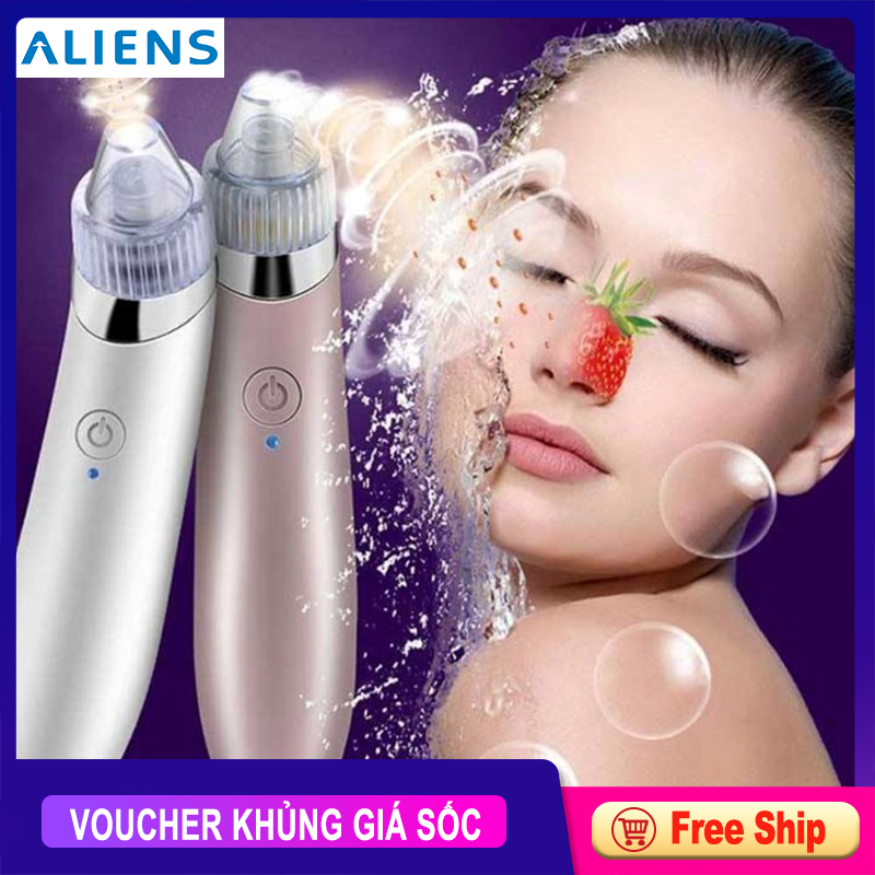 Máy Hút Mụn Đầu Đen, Máy Hút Mụn Hàn Quốc, Máy Hút Mụn Cầm Tay - Hút Tất Cả Mụn Cám, Mụn Bọc, Mụn Mủ Trên Cơ Thể. Máy Hút Mụn Sạch Sâu Bên Trong Da Mặt.
