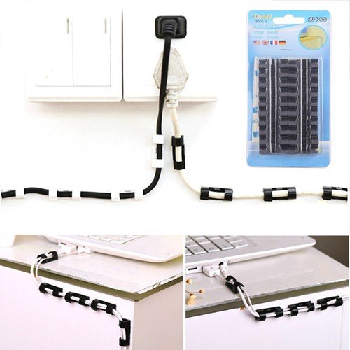 [ RẺ VÔ ĐỊCH] sét 20 kẹp dây điện mini - tiện lợi