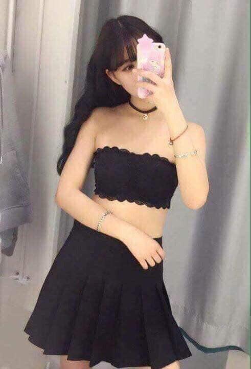Áo ngực bara ren không dây cá tính (đen)