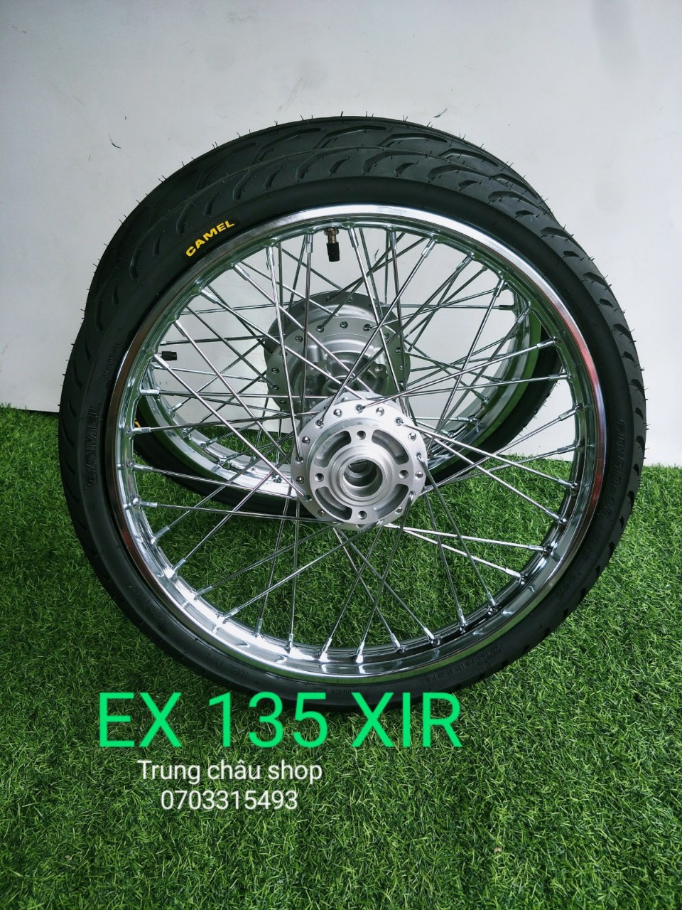 [HCM]CẶP BÁNH CĂM EX 135150 ĐÙM X1R NIỀN UNION VD 1.4 1.6 FULL VỎ CAMEL 60 70