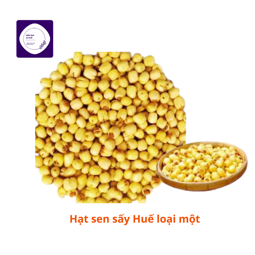 Hue Dried Lotus Seeds, First Grade, 500g