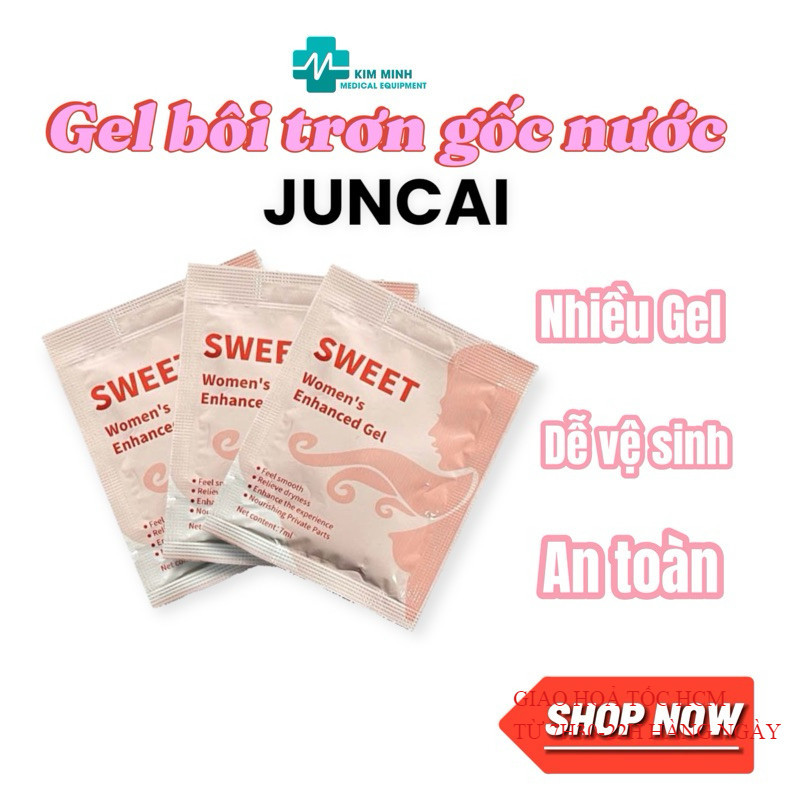 Gel bôi trơn gốc nước Juncai dạng gói 7ml