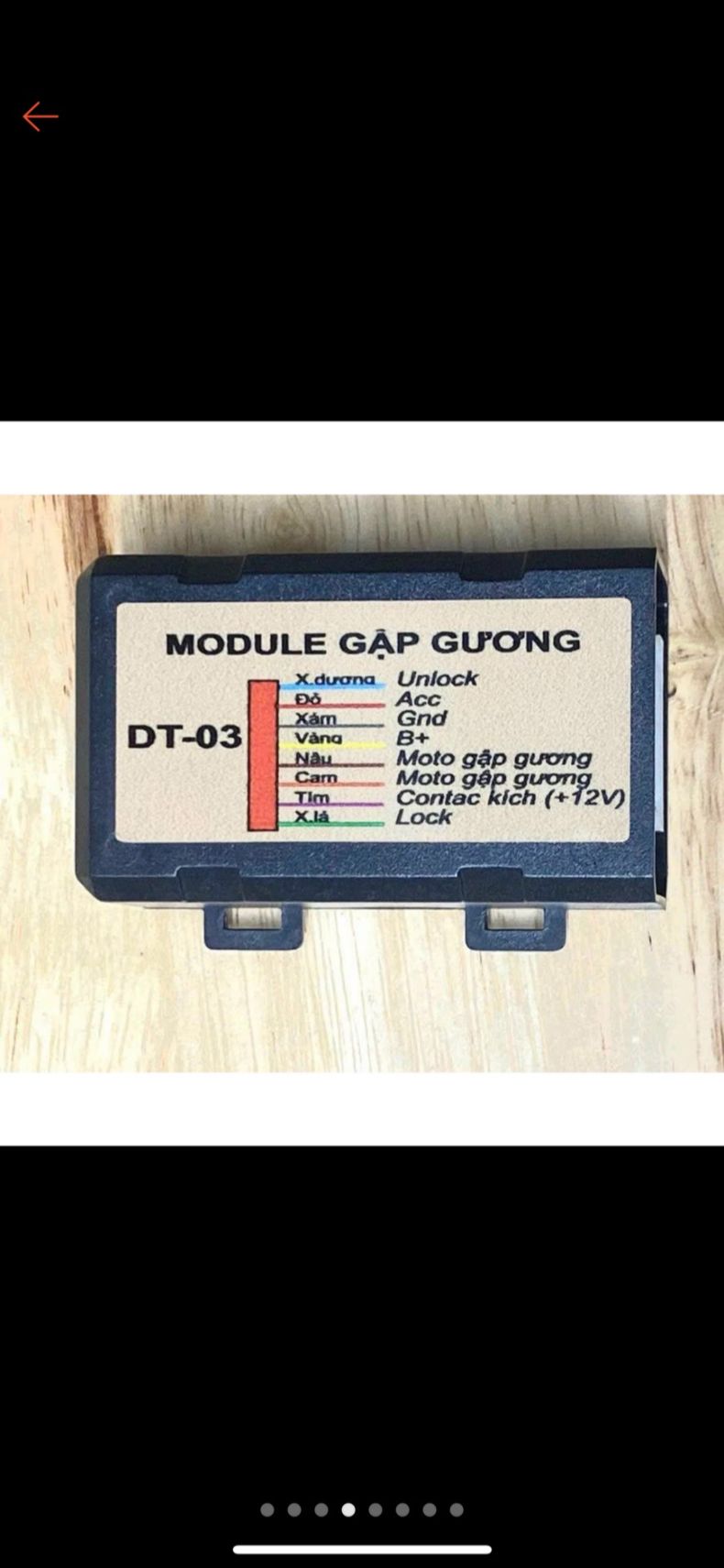 Module Gập Gương DT-03 Cho Xe Ô tô