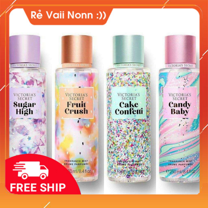 Xịt dưỡng thể body mist victorias secret candy 250ml ngọt ngào , quyến rũ