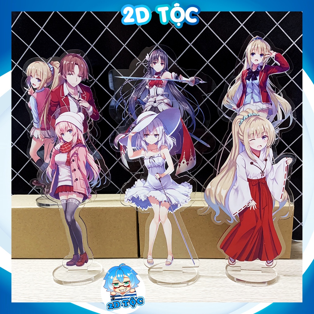 Mô hình Standee Mica Acrylic nhân vật Anime Chào mừng đến lớp học đề cao  thực lực  Tượng Mica Anime by 2D Tộc Shop  Lazadavn