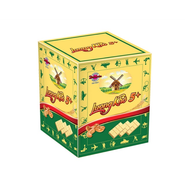 Hộp 10 thanh lương khô 5 sao Hải châu