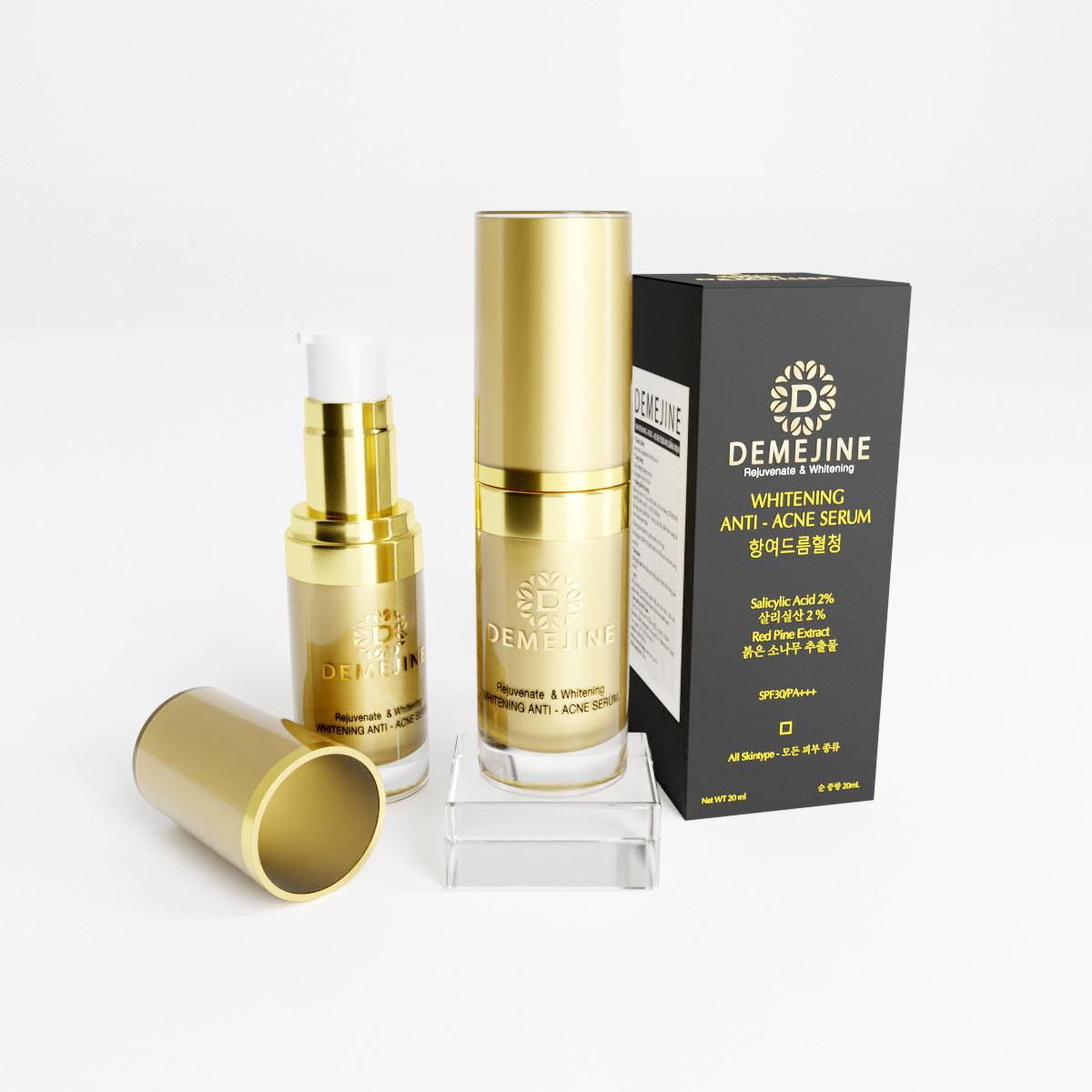 [HCM]Serum sạch mụn sáng da trong vòng 7 ngày-DEMEJINE WHITENING ANTI ACNE SERUM