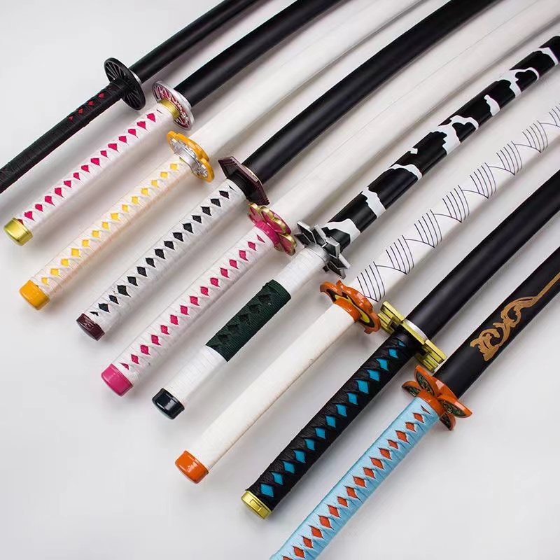 Đạo cụ Cosplay mô hình kiếm gỗ tất cả nhân vật hoạt hình katana zenitsu kimetsu no yaiba, zo