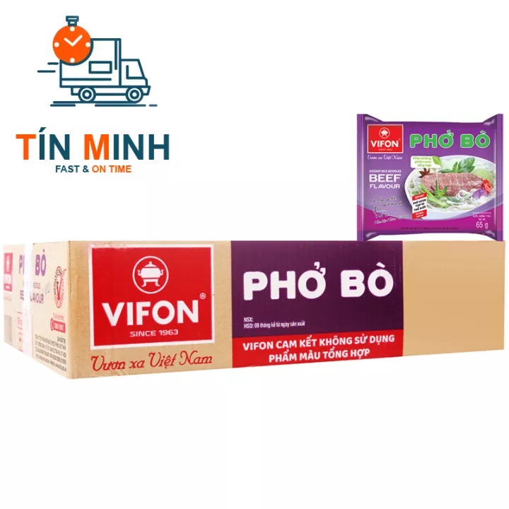 Phở bò Vifon thùng 30 gói 65g - Cty TM