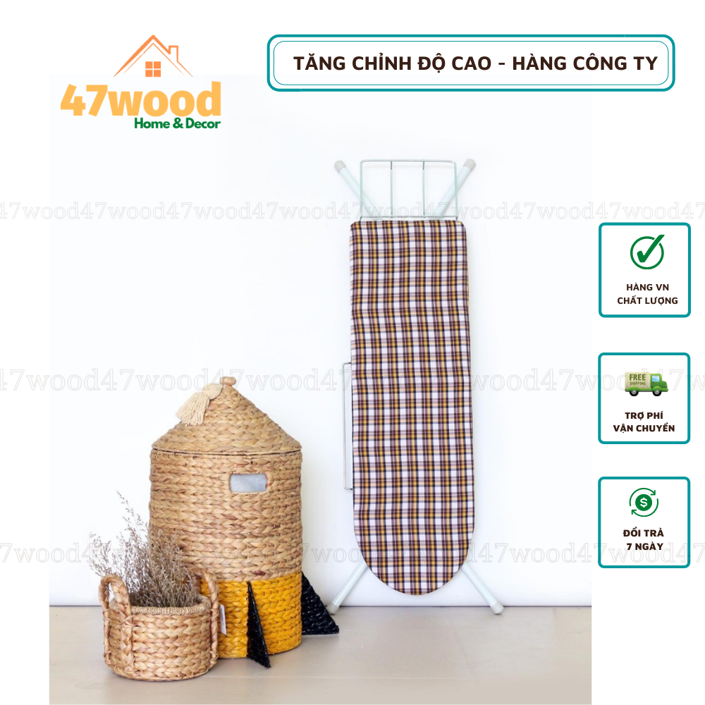 Cầu là quần áo kiểu thái nhỏ TN1 - Kệ ủi đồ thái nhỏ tăng chỉnh độ cao 47wood