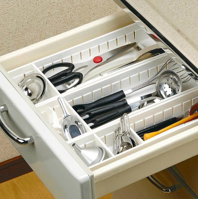 Khay chia ngăn kéo loại rộng nhựa cao cấp Inomata sản xuất tại Nhật Bản