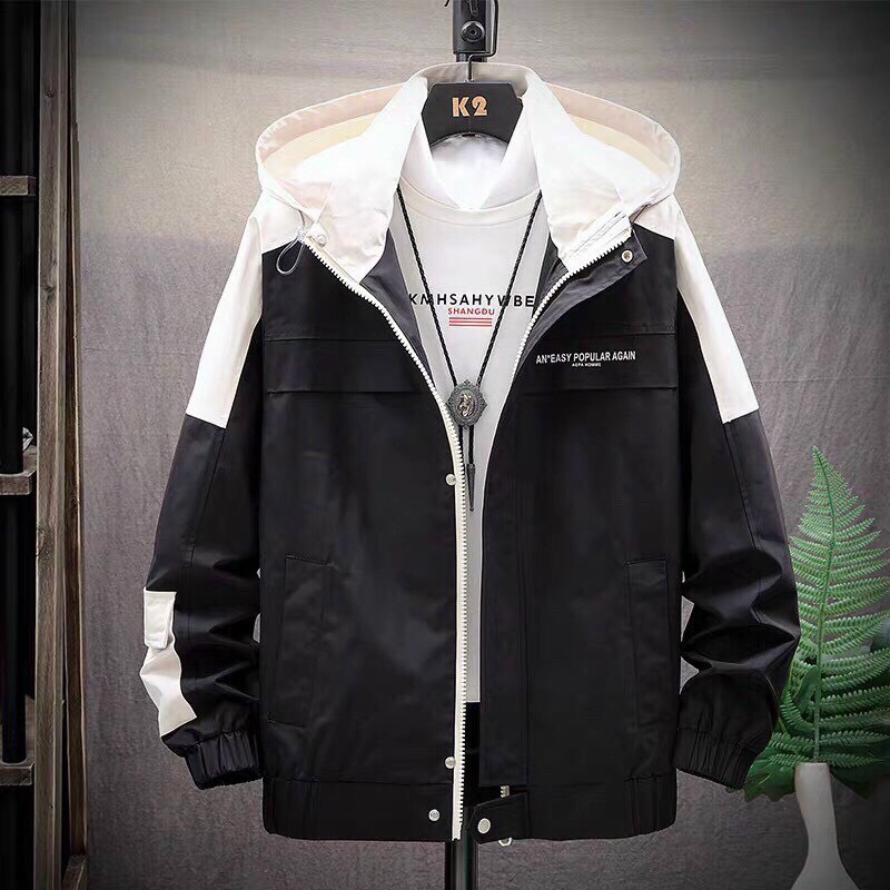 Áo Khoác KaKi Hộp Nam 2 Lớp Phối Nón Lót Dù Sang Trọng -Phong Cách Thanh Lịch 2020