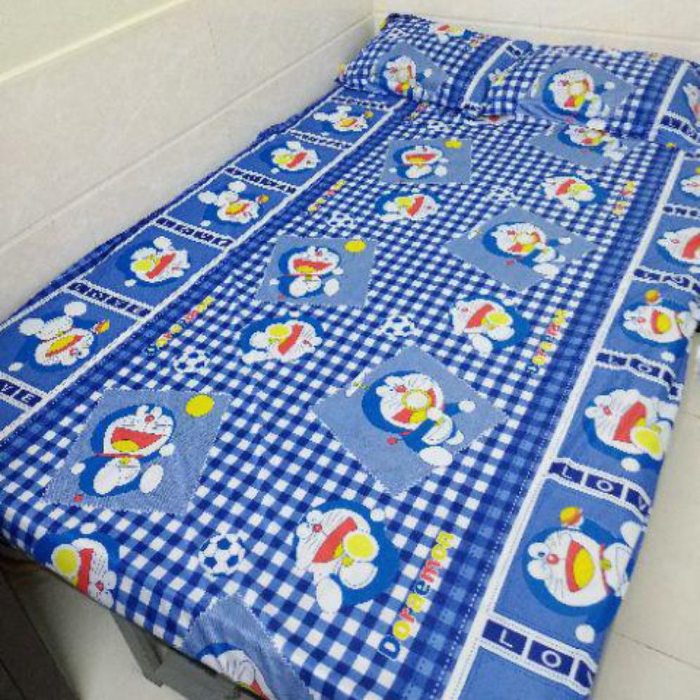 Bộ ga thun lạnh việt size 1mx2m