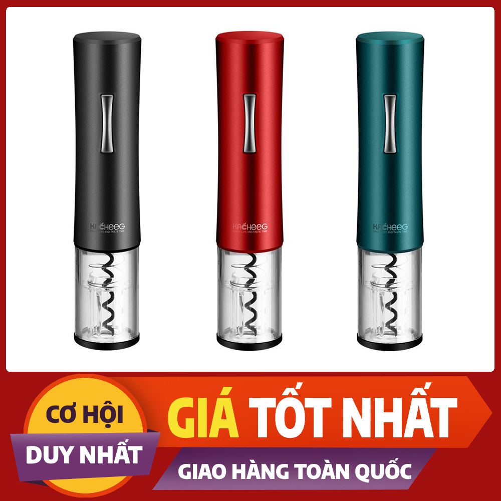 [HCM]Thiết Bị Khui Nắp Chai Rượu KACHEEG [BẢO HÀNH 7 ngày] [Tự Động và đèn led chiếu sáng ] 2 Trong 1 Tiện Dụng