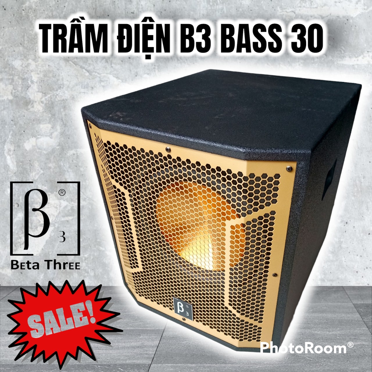 Thùng SUB Trầm Điện B3 Bass 30, Công Suất 500W