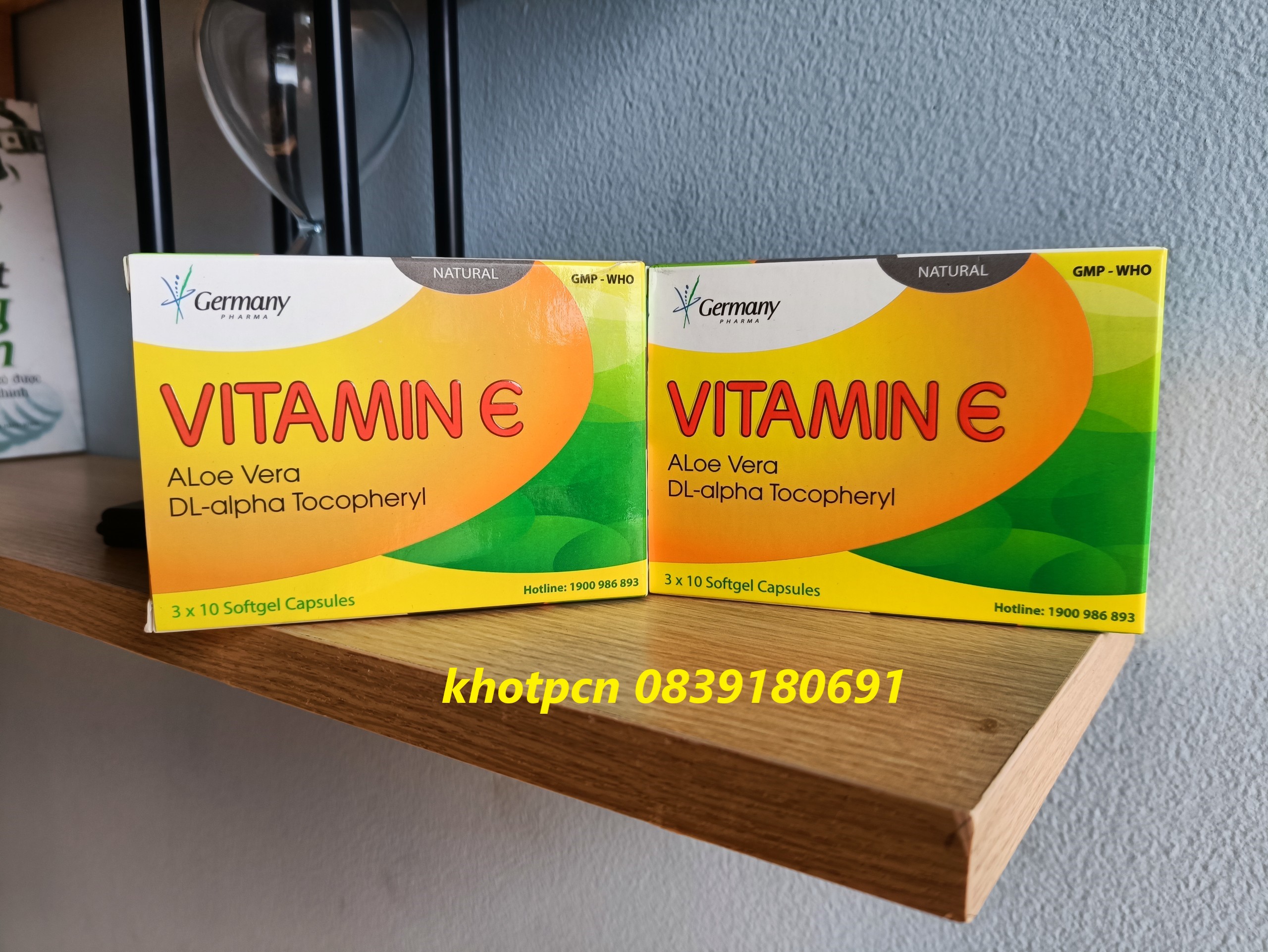 Viên uống VITAMIN E Bổ sung vitamin E cho cơ thể, hỗ trợ điều trị triệu chứng thiếu vitamin E, giúp da căng mịn sáng đẹp - Hộp 30 viên
