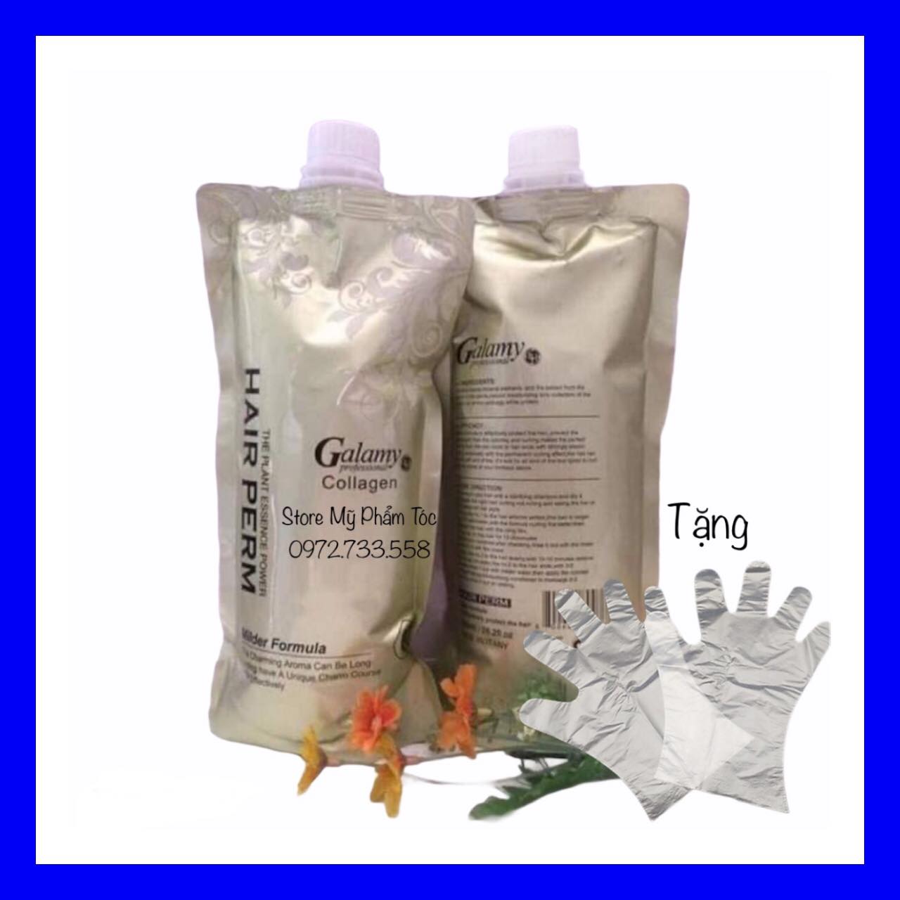 Cặp ép tóc galamy chuyên nghiệp 1000ml x 2