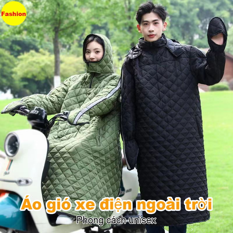 áo gió không thấm nước áo khoác gió đi xe máy Phong cách unisex