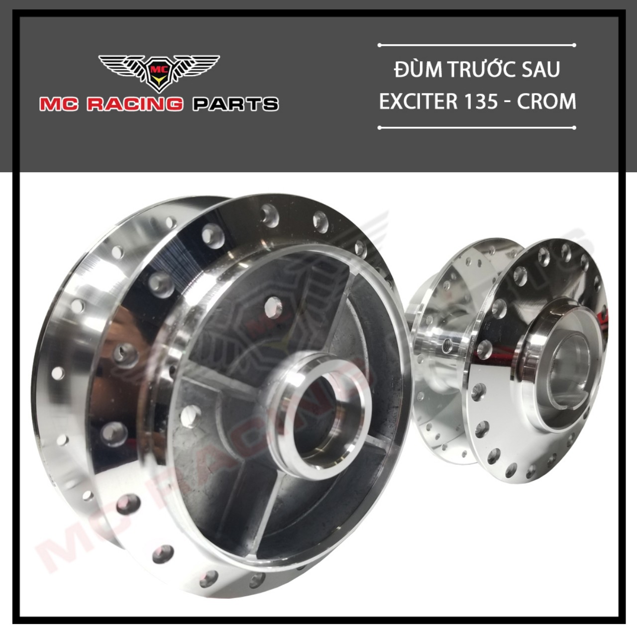 Đùm mạ crom sirius-ex135 1 cái trước