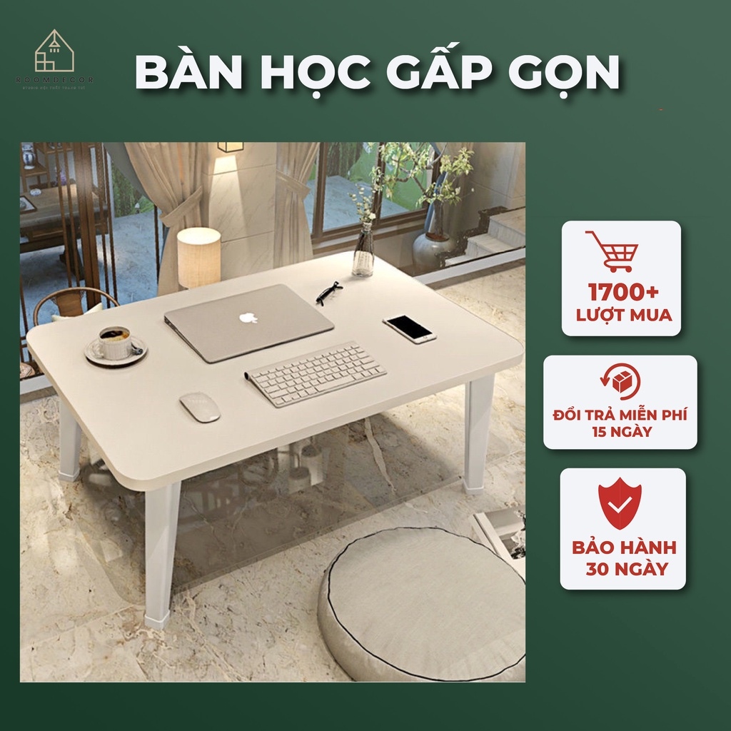 Bàn Làm Việc Gấp Gọn Bàn Gập Để Laptop Decor Phòng Ngủ Roomdecor