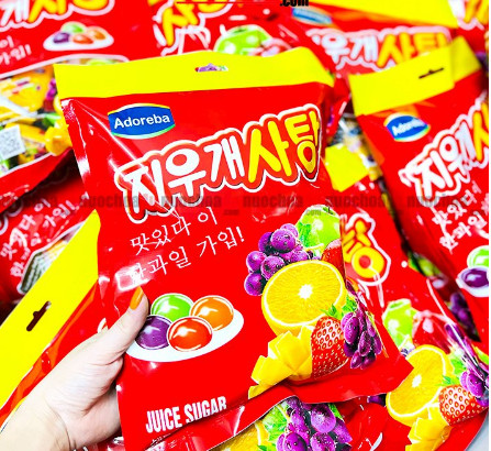 Kẹo dẻo trái cây hồng kông adorable - juice sugar 360g