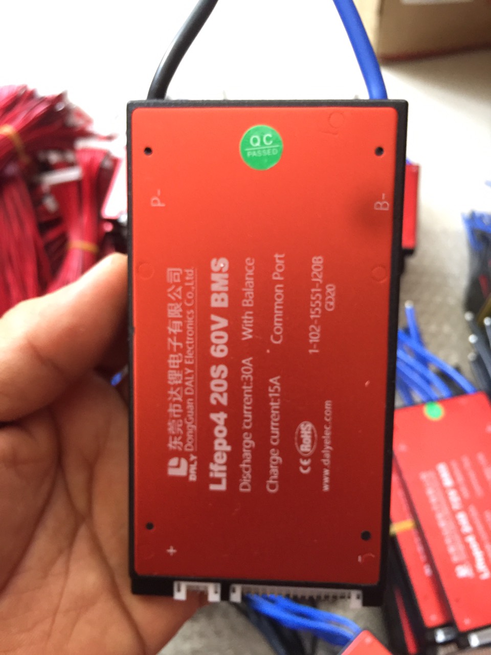 Mạch bảo vệ pin lithium lifepo4 20s 60v 30a 40a