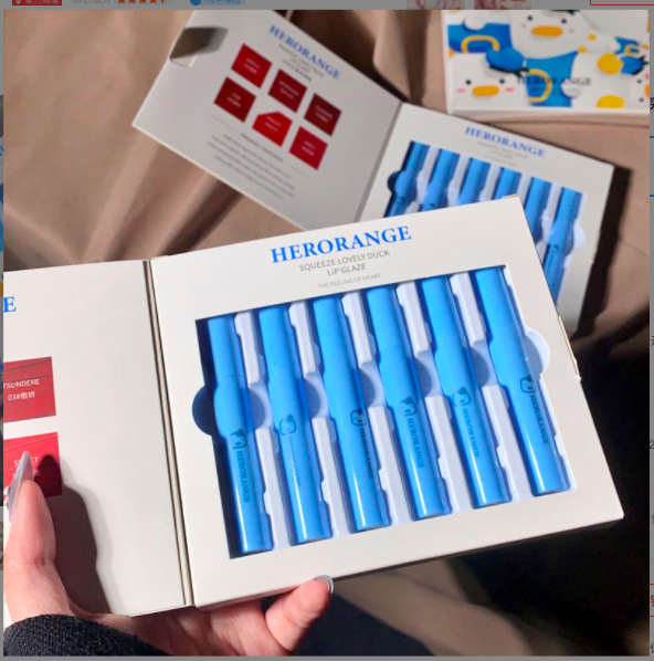 Set 6 thỏi son kem bền màu, mềm mượt môi