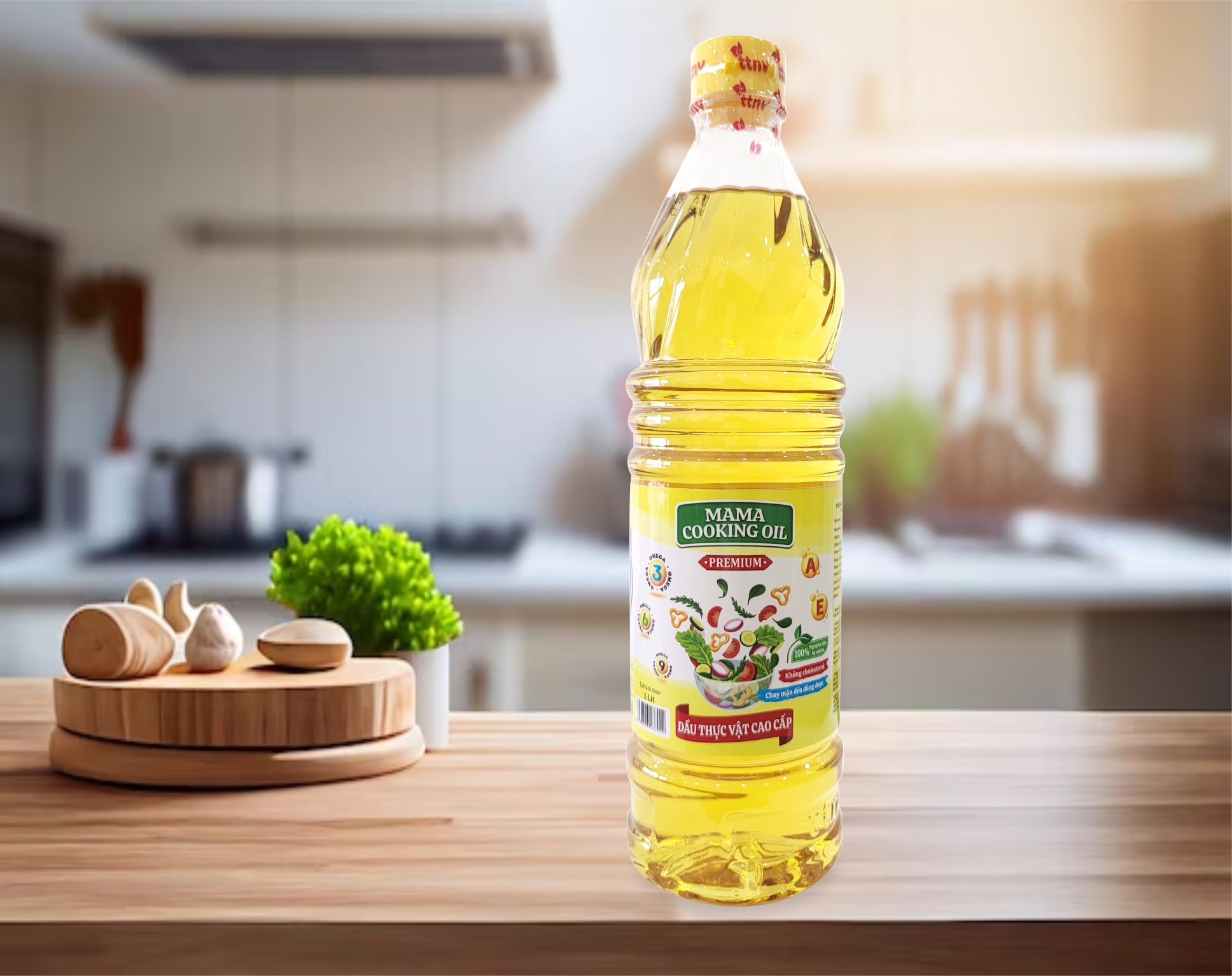 Mama Cooking Oil Premium - Dầu thực vật cao cấp - 1 Lít