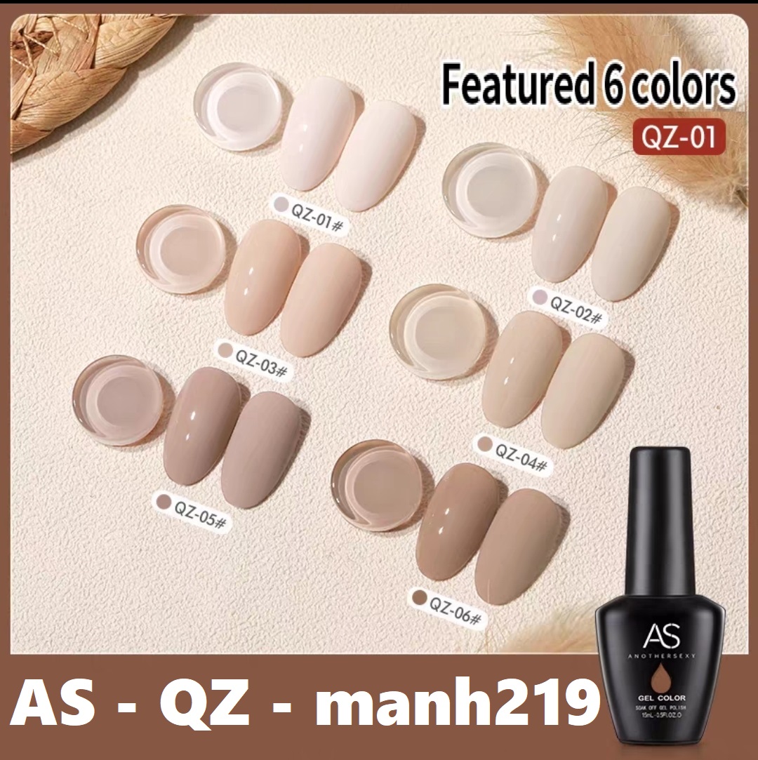 Sơn gel as mã mk chai 15ml - manh219