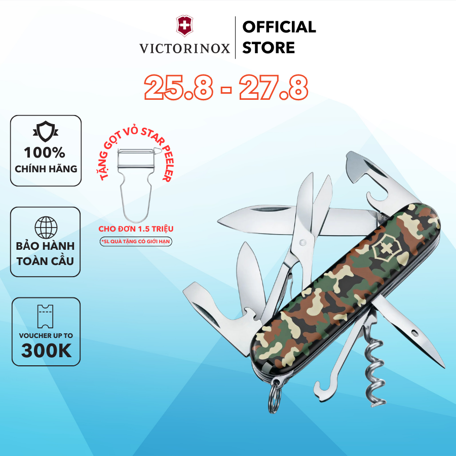 Dao xếp đa năng Climber 91 mm Victorinox Thụy Sỹ