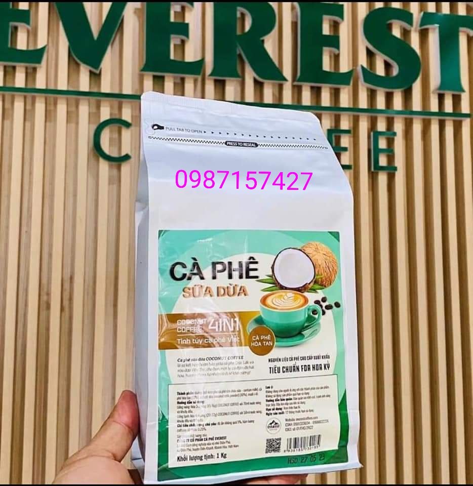 Cà phê sữa dừa coconut coffee 4in1 - tinh túy cà phê việt_ thơm ngon, đánh tan mọi giác quan...👍