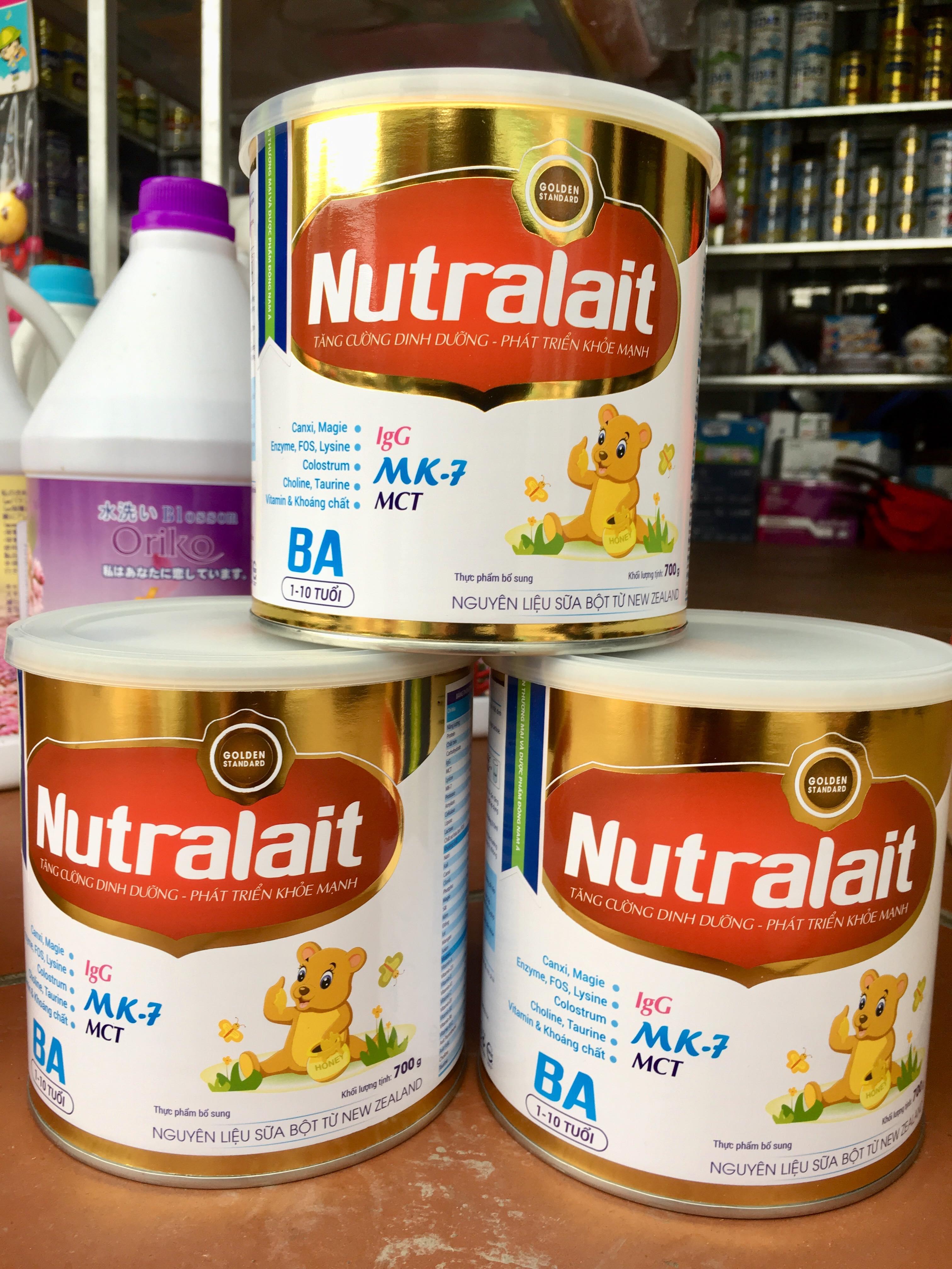 Sữa nutralait ba 700g date mới