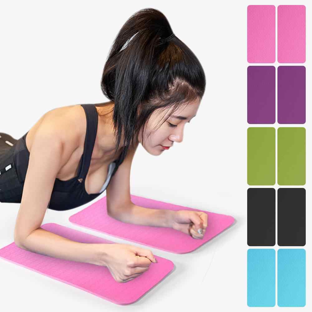 [HCM]Combo 2 Thảm Lót Tay Khủy Gối Tập Yoga Hình Chữ Nhật (Vuông) 17cm X 17cm X 7mm - Tấm Ván Lót TPE Thảm Lót Đầu Gối Vuông
