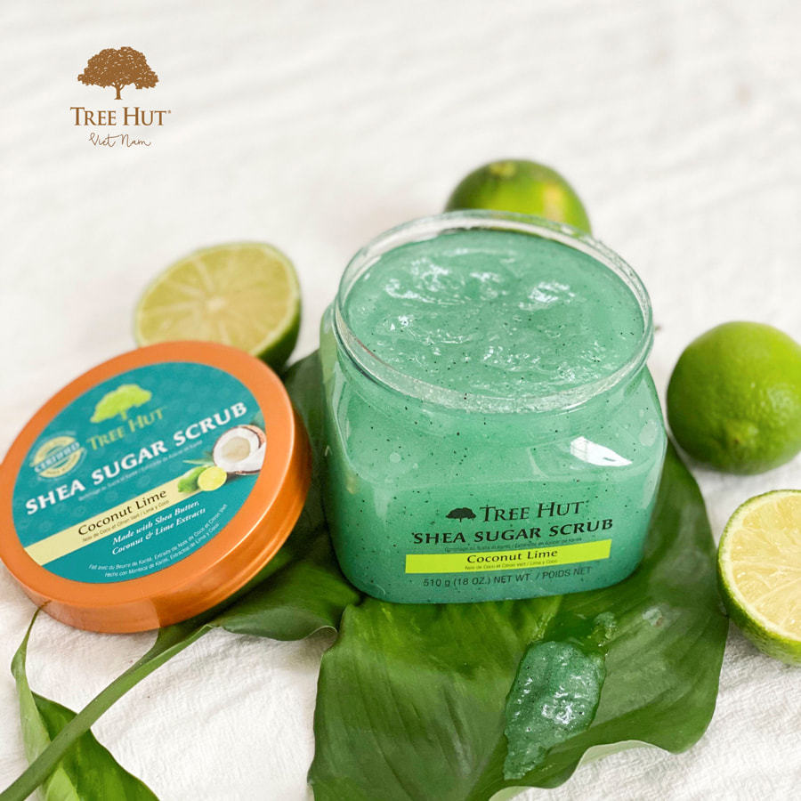 Tẩy tế bào chết body dưỡng ẩm tree hut - mỹ