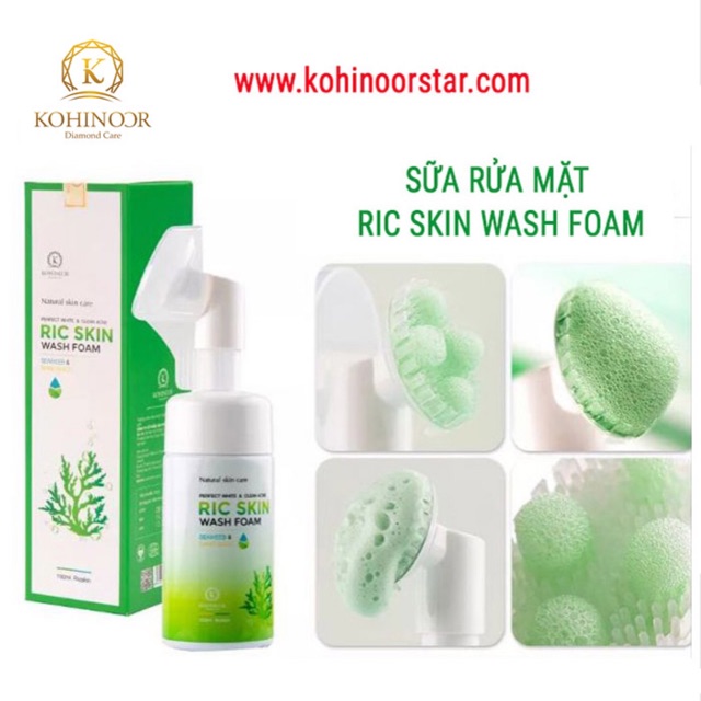 Sửa rửa mặt ric skin wash foam