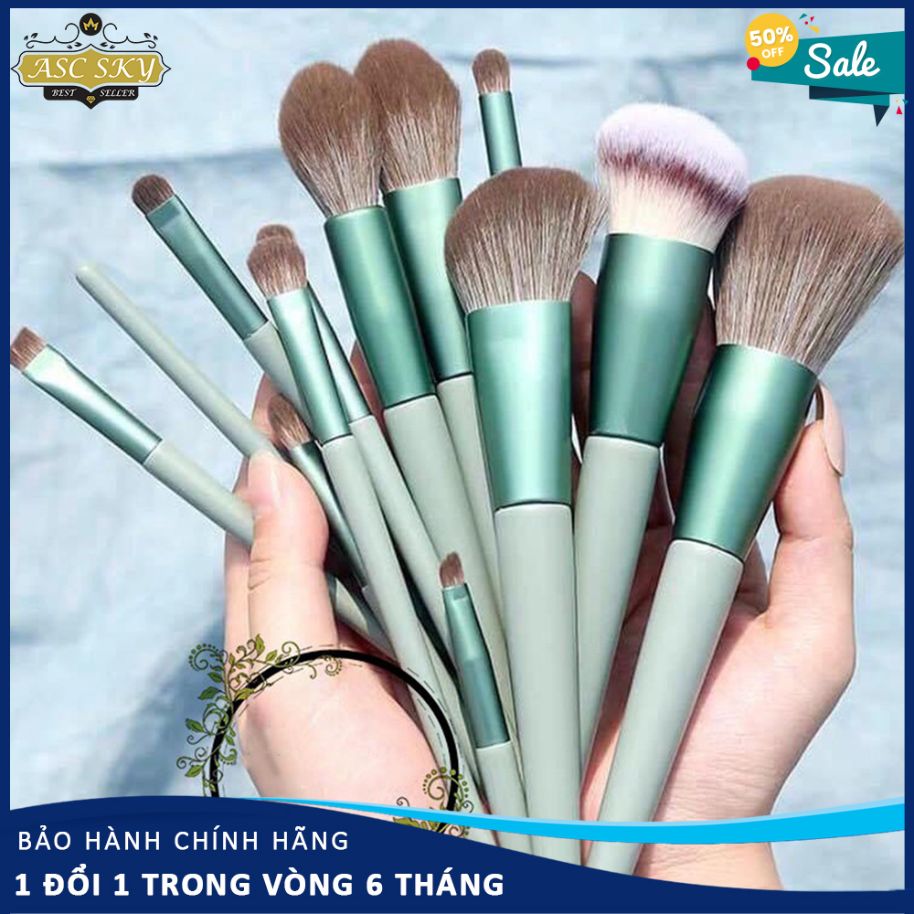 Bộ Cọ Trang Điểm FIX, Bộ Cọ Trang Điểm 13 Cây, Dụng Cụ Make Up, Lông Cọ Siêu Mềm, Cao Cấp, Đủ Mọi loại Lông Cọ