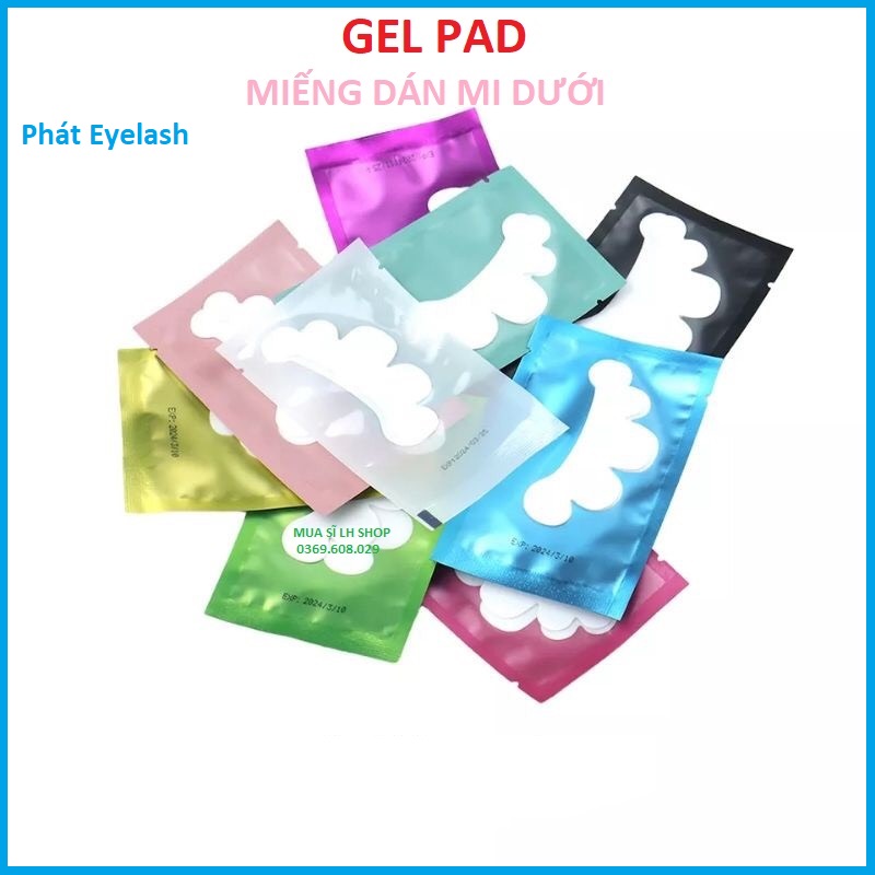 Miếng dán mi dưới gel pas _ gel pad dán mi dưới hình đám mây _gel pad hình hoa_dụng cụ nối mi_phụ liệu mi acb phát