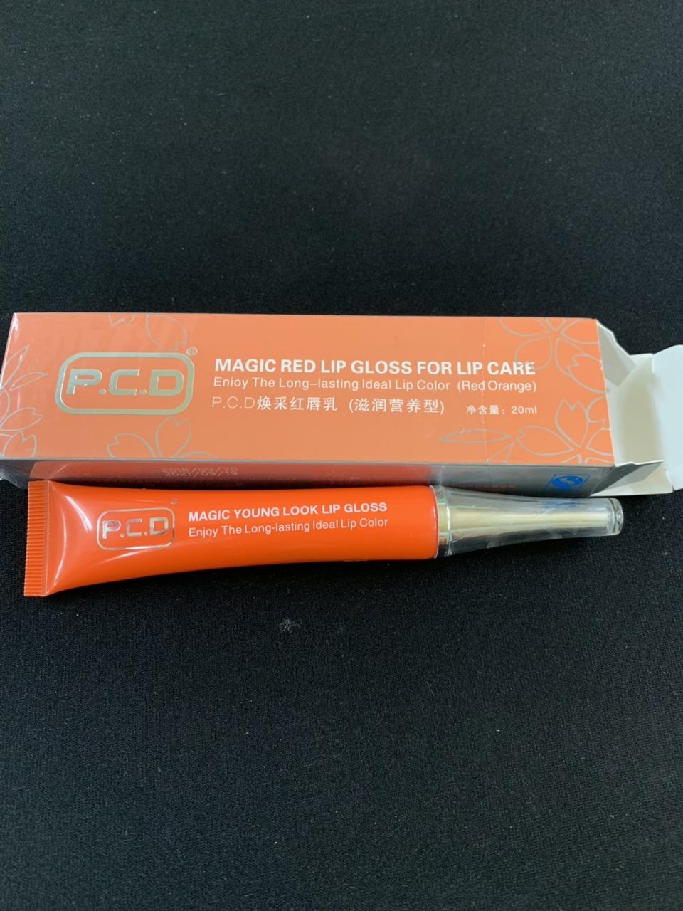 [HCM]Son dưỡng môi PCD kích màu sau phun xăm màu CAM hàng loại 1