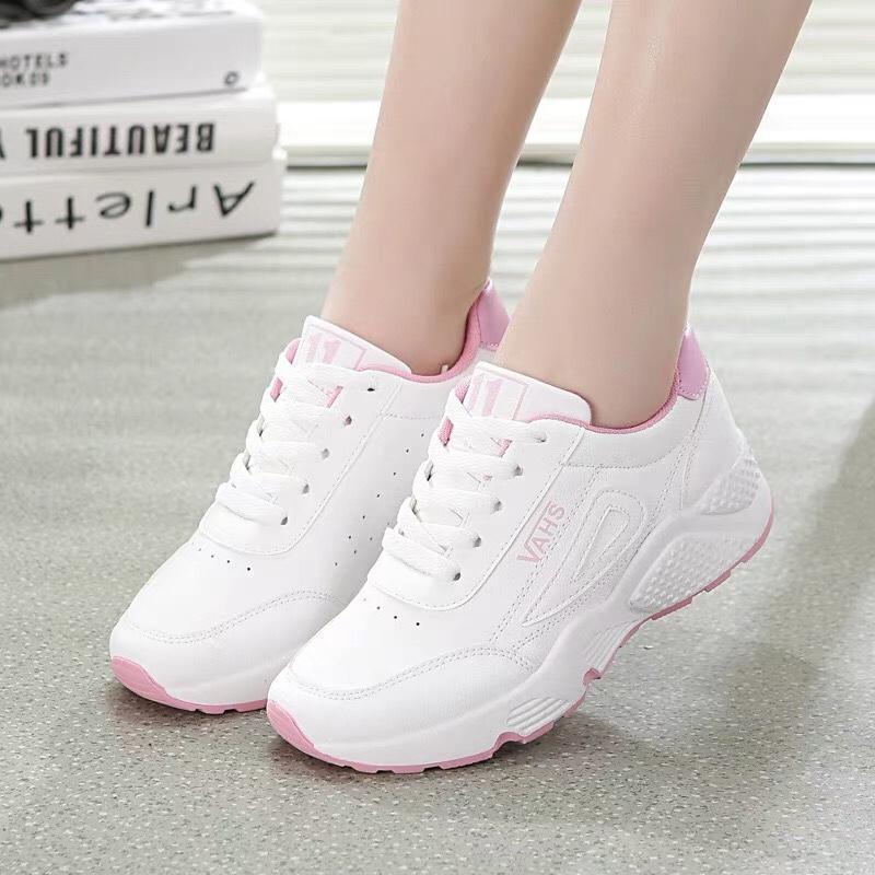 Giày thể thao nữ, giày sneaker nữ viền VHA cực xinh, chất đẹp, giá hạt rẻ