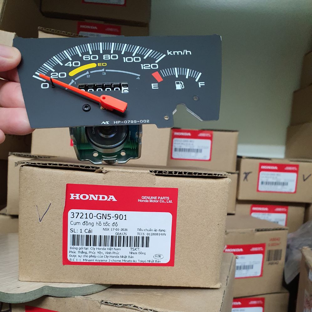 Cụm báo công tơ mét và tốc độ xe Dream Việt