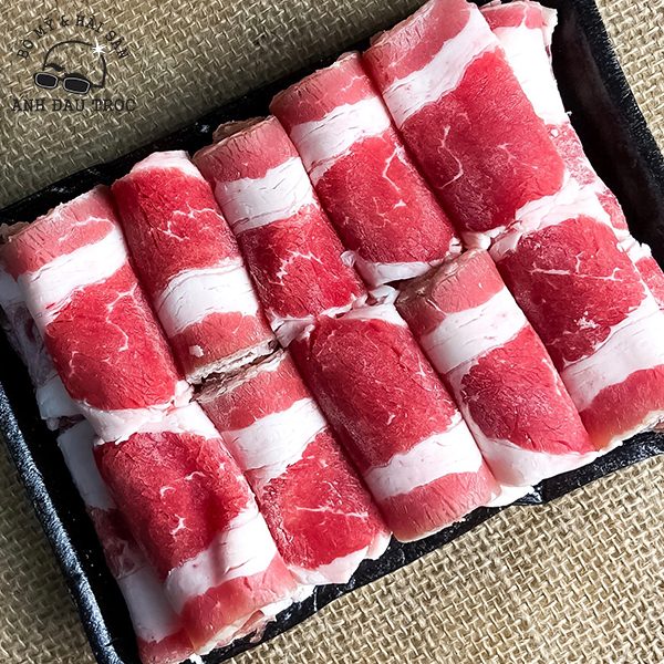 Ba Chỉ Bò Mỹ 500gr - Lẩu Nướng - Giao Siêu Tốc HCM