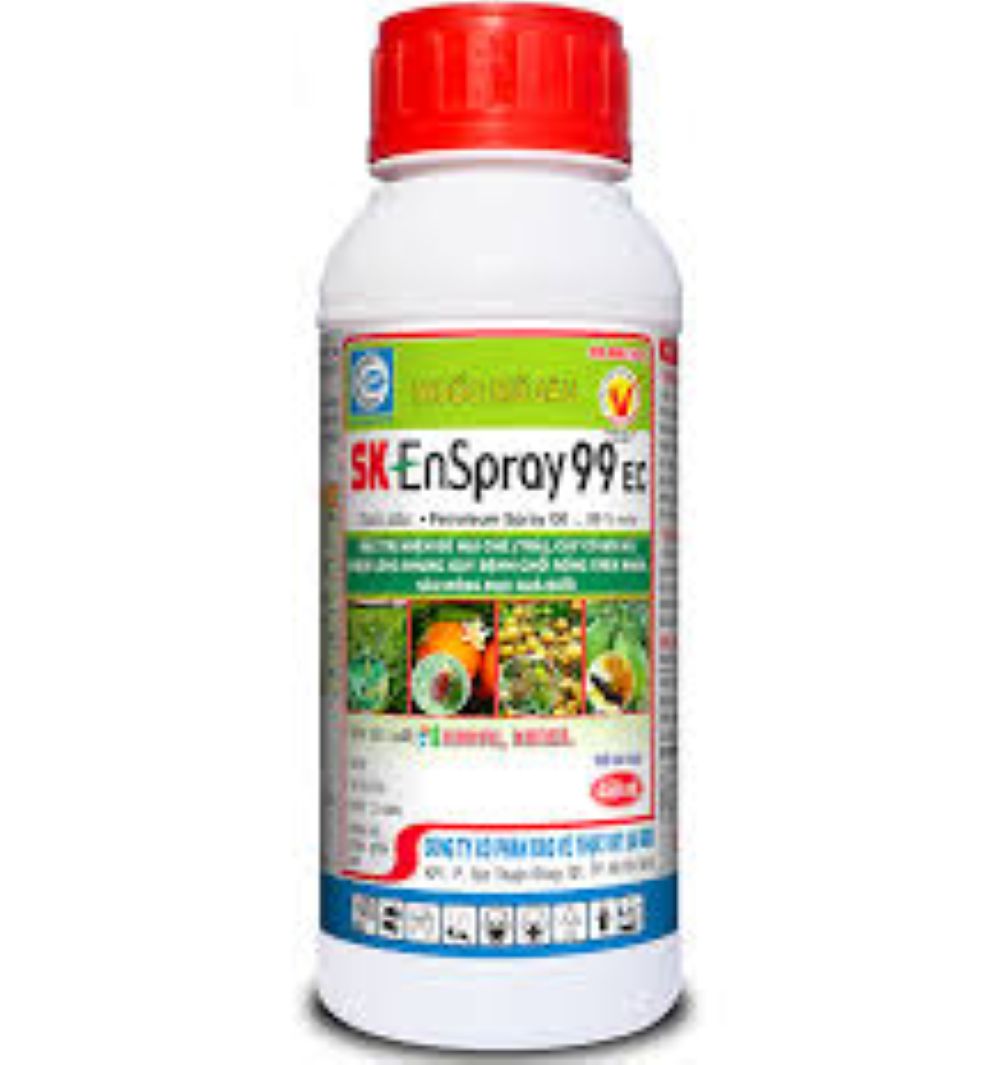 Thuốc trừ sâu SK ENSPRAY 99 EC - Chai 480ml - Đặc trị nhện đỏ, rệp sáp, sâu vẽ bùa và các loại côn trùng chích hút hại cây trồng.