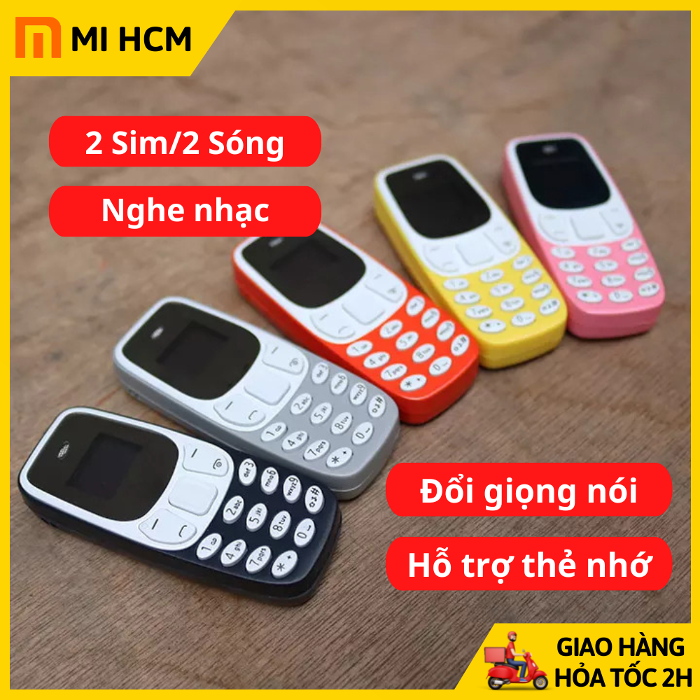 Điện thoại mini L8STAR siêu nhỏ, 2 sim 2 sóng, đổi giọng nói, kết nối bluetooth, nghe Nhạc mp3, hỗ trợ thẻ nhớ, Điện thoại độc lạ, smartphone mini siêu nhỏ