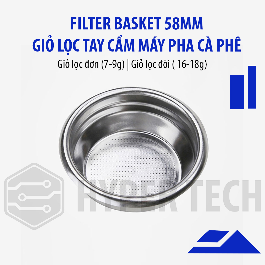 Filter tay cầm máy pha cà phê loại 58mm