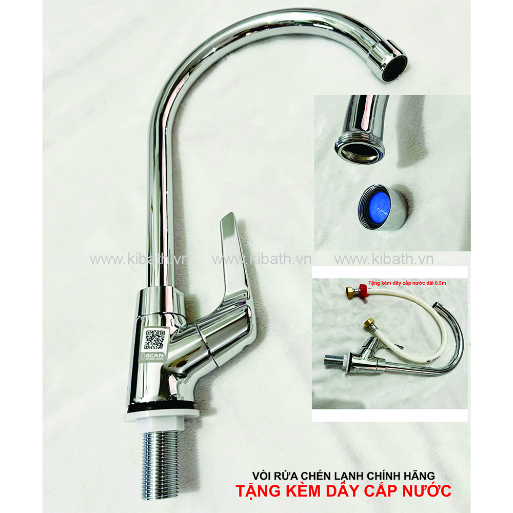Vòi bếp chính hãng inax sfv-17 lạnh