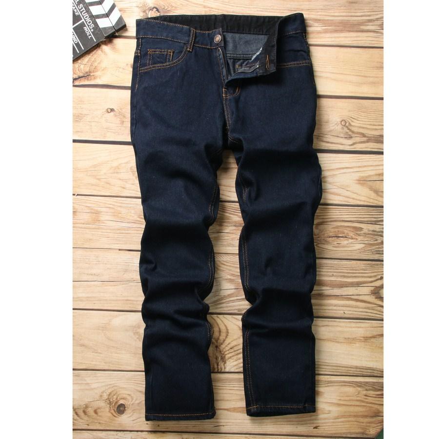 [HCM]Quần jean nam ống suông xanh đen DD61 shop địch địchvải đẹp trơn