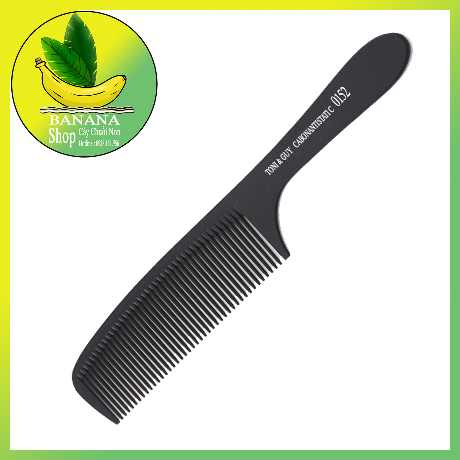 Lược carbon antistaic tony & guy mẫu 0512 bầu