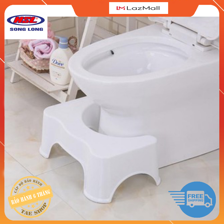 Ghế Kê Chân Toilet Song Long 2798 - Chống Táo Bón, Ngăn Ngừa Các Bệnh Về Tiêu Hóa