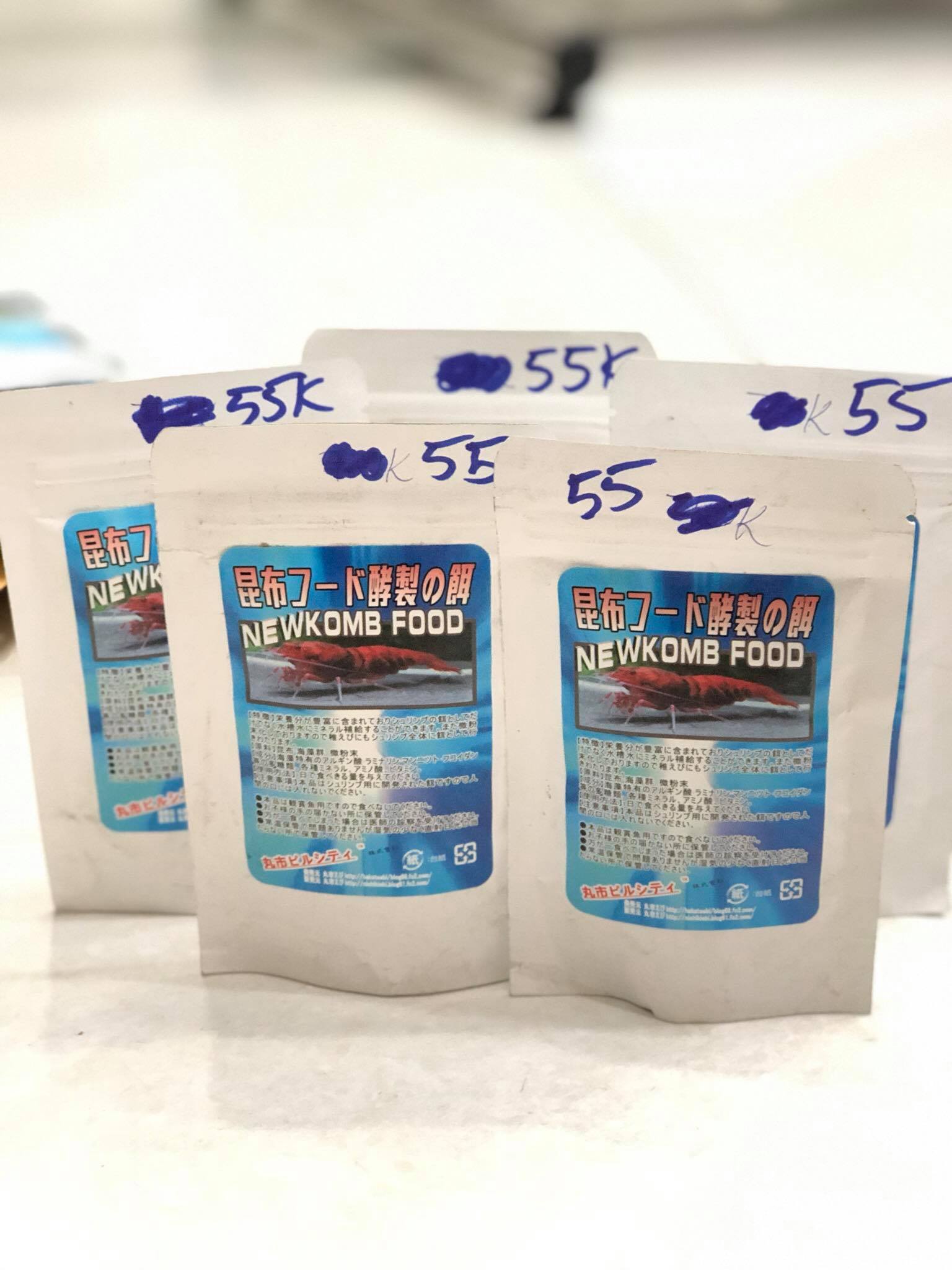 Thức ăn nhật bản cho tép cảnh - Newkomb food - gói 40g